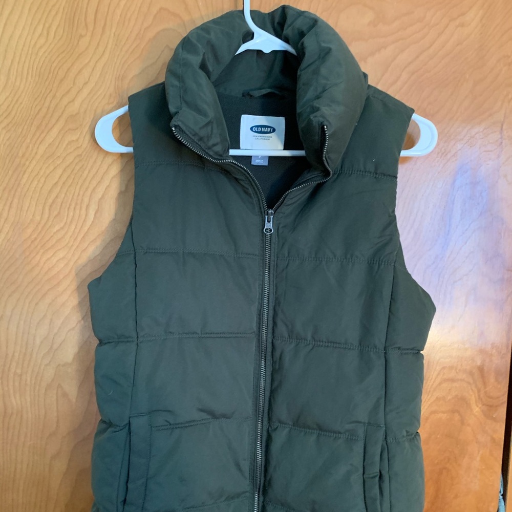 Forest green vest
